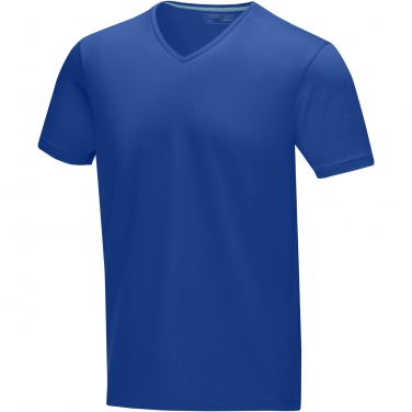 Logotrade liikelahja tuotekuva: Kawartha short sleeve men's organic V-neck t-shirt