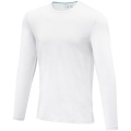 Ponoka long sleeve men's organic t-shirt, Valkoinen