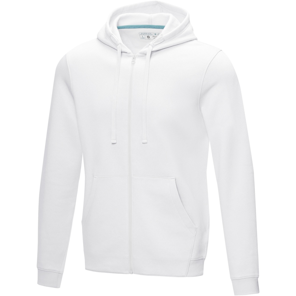 Logotrade liikelahja tuotekuva: Ruby men’s organic recycled full zip hoodie