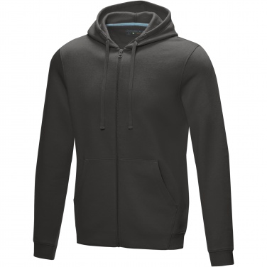 Logotrade mainoslahja tuotekuva: Ruby men’s organic recycled full zip hoodie