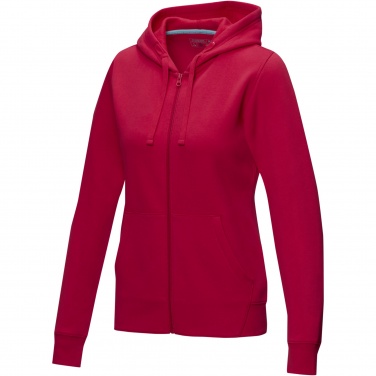 Logotrade liikelahjat mainoslahjat tuotekuva: Ruby women’s organic recycled full zip hoodie