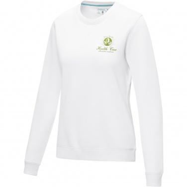 Logo trade liikelahja kuva: Jasper women’s organic recycled crewneck sweater