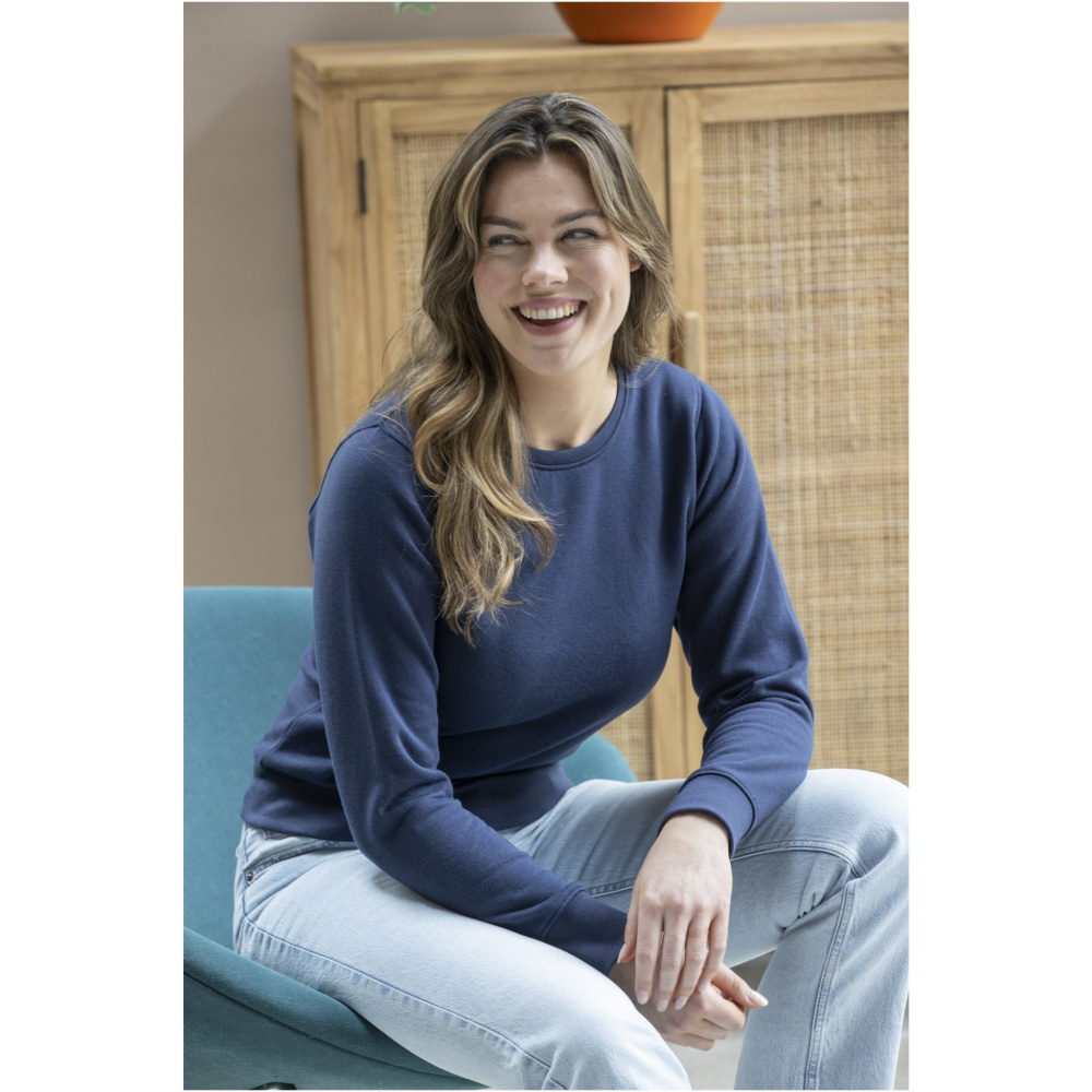 Logo trade mainoslahjat ja liikelahjat kuva: Zenon naisten svetari pyöreällä kaula-aukolla