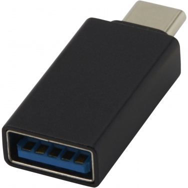 Logo trade mainoslahjat tuotekuva: ADAPT alumiininen USB-C-USB-A 3.0 -sovitin