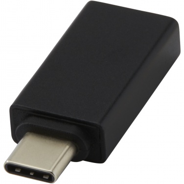 Logotrade mainostuotet kuva: ADAPT alumiininen USB-C-USB-A 3.0 -sovitin