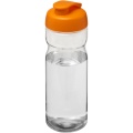 H2O Active® Base Tritan™ 650 ml urheilujuomapullo pikalukittavalla korkilla, Läpinäkyvä kirkas/oranssi