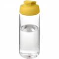 H2O Active® Octave Tritan™ 600 ml urheilujuomapullo pikalukittavalla korkilla, Läpinäkyvä kirkas / keltainen