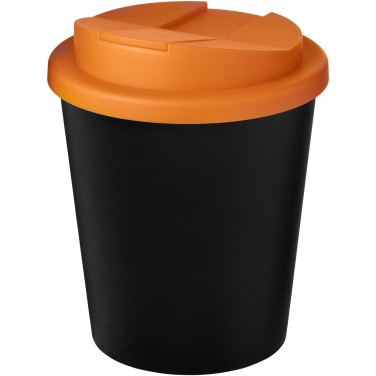 Logo trade liikelahja kuva: Americano® Espresso Eco 250 ml kahvimuki kierrätetystä materiaalista. Läikkymätön kansi. 