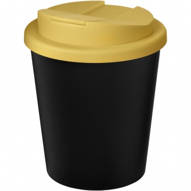 Logo trade liikelahjat mainoslahjat kuva: Americano® Espresso Eco 250 ml kahvimuki kierrätetystä materiaalista. Läikkymätön kansi. 