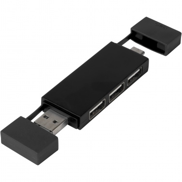 Logotrade liikelahja tuotekuva: Mulan Kaksois USB 2.0 -hubi