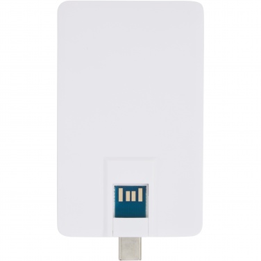 Logotrade liikelahjat mainoslahjat tuotekuva: Duo Slim 64 Gt USB-asema, Type-C ja USB-A 3.0