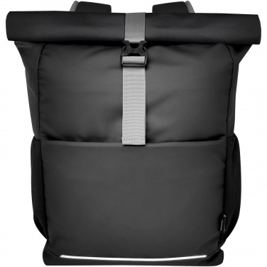 Logotrade mainoslahjat ja liikelahjat tuotekuva: Aqua 15" GRS-kierrätetystä materiaalista valmistettu vedenkestävä rullattava pyörälaukku 20 l