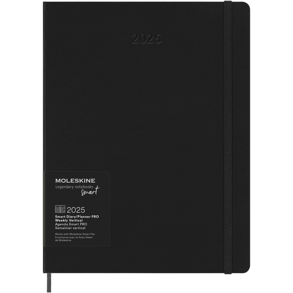 Logotrade mainoslahja ja liikelahja kuva: Moleskine 12 kuukauden XL kalenteri Smart Planner Pro