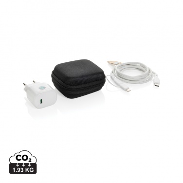 Logotrade liikelahjat kuva: Boost RCS kierrätetty PET 20W USB-C 2 kpl lataussetti