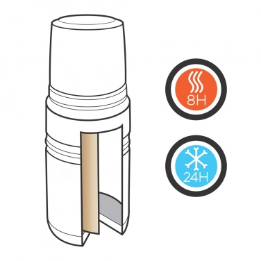 Logotrade liikelahja tuotekuva: Kuparinen Swiss Peak Elite -termospullo - 0.5 l