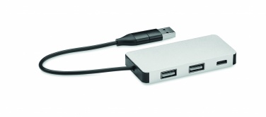 Logo trade mainoslahjat tuotekuva: 3 portin USB-keskitin