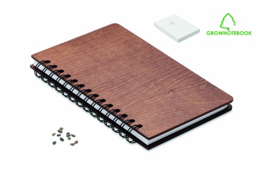 Logotrade mainostuote tuotekuva: A5 Koivu GROWBOOK™