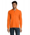 PERFECT MEN LSL POLO 180g, Oranssi