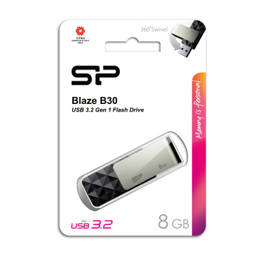 Logotrade mainostuote tuotekuva: Pendrive Silicon Power Blaze B30 3.1