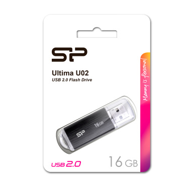 Logo trade liikelahjat tuotekuva: Pendrive Silicon Power Ultima U02 2.0