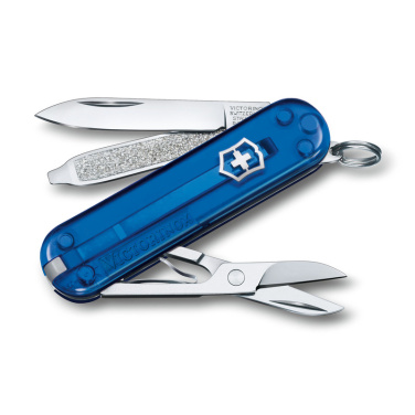 Logo trade liikelahjat tuotekuva: Taskuveitsi Classic SD läpinäkyvä Victorinox