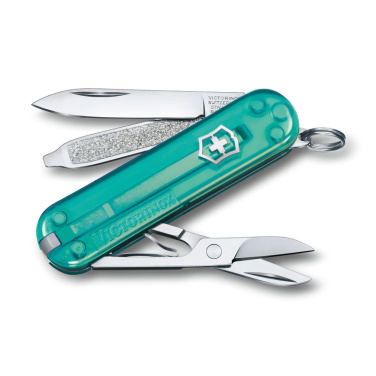 Logo trade mainostuotet tuotekuva: Taskuveitsi Classic SD läpinäkyvä Victorinox