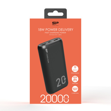 Logotrade mainoslahja tuotekuva: Virtapankki Silicon Power QS15 20000 mAh