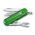 Taskuveitsi Classic SD läpinäkyvä Victorinox, vihreä