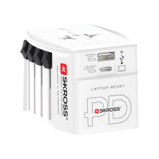 SKROSS World Travel adapteri MUV 65W PD USB C -kaapelilla