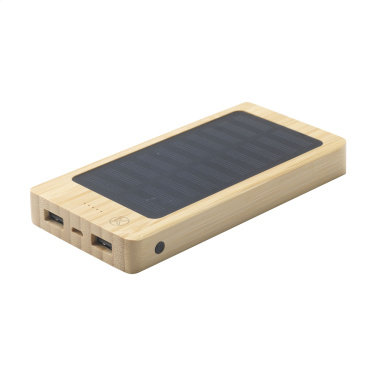 Logotrade mainoslahjat ja liikelahjat tuotekuva: Solar Powerbank 8000+ langaton laturi