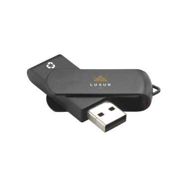 Logotrade liikelahja tuotekuva: USB Twist Recycle 16 Gt