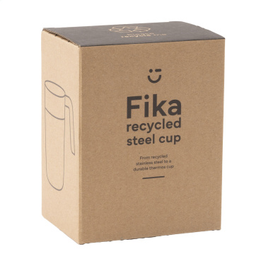 Logo trade mainostuote kuva: Fika RCS Recycled Steel Cup 400 ml lämpökuppi