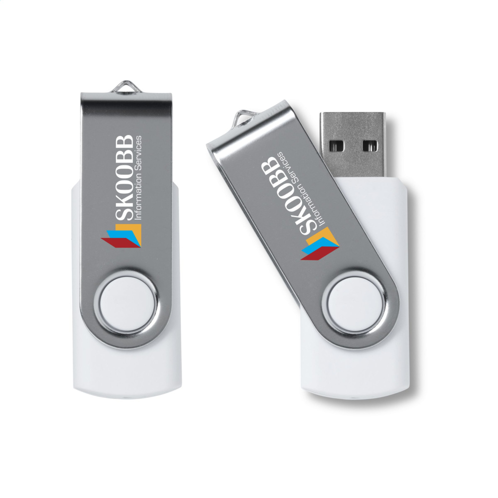 Logo trade mainoslahja ja liikelahja tuotekuva: USB Twist 4GB