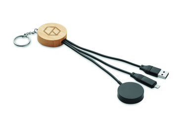 Logotrade mainoslahja tuotekuva: Avaimenperä 4 in 1 60W kaapelil