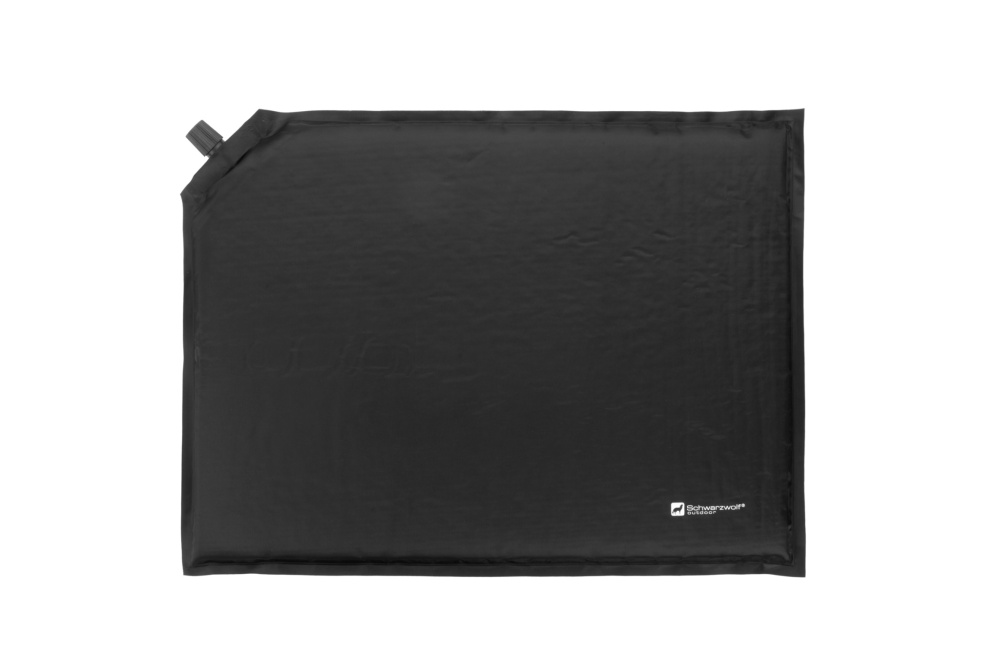 Logo trade liikelahjat mainoslahjat kuva: Puhallettava tyyny ANTERO Schwarzwolf