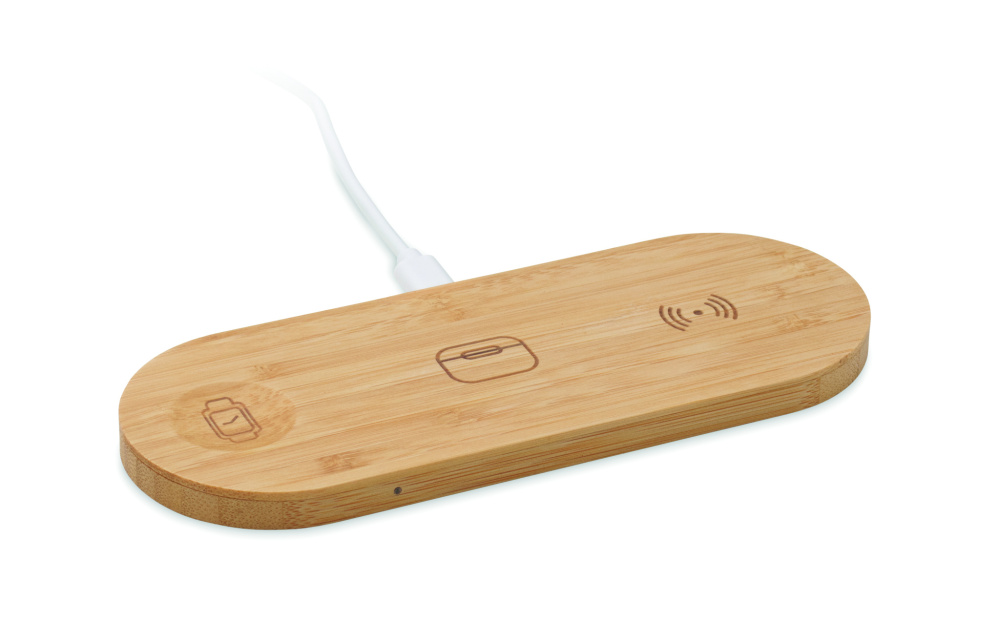 Logotrade mainoslahja tuotekuva: 3 in 1 15W langaton laturi