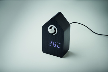 Logo trade mainoslahja kuva: MDF-käkiherätyskello