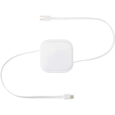 Logo trade liikelahjat mainoslahjat kuva: Gloas 5-in-1-kierrätysmuovinen, sisäänvedettävä datasynkronointi- ja 100 W:n pikalatauskaapeli älypuhelimen työkalusarjalla