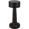 Aludra ladattava himmennettävä pöytävalaisin, jossa on 3 valotilaa, Musta