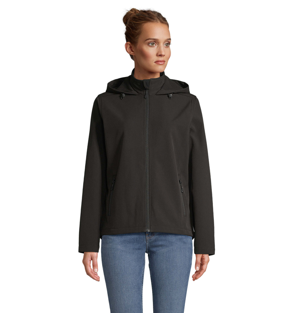 Logotrade mainoslahjat kuva: RACE WOMEN HOODED JACKET