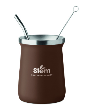 Logo trade liikelahja kuva: Yerba mate -teekuppi