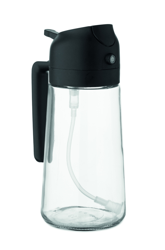 Logotrade liikelahja tuotekuva: Lasinen öljypullo & sumutin