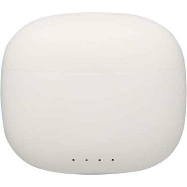 Logotrade liikelahja tuotekuva: Alterf kierrätysmuovista valmistetut langattomat True Wireless Bluetooth® -kuulokkeet silikonisilla korvasovittimilla