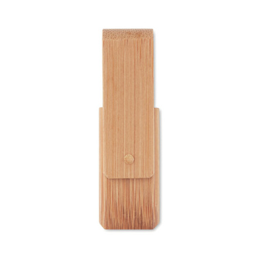 Logotrade mainoslahja ja liikelahja kuva: Bambu USB-muistitikku 1-64GB.