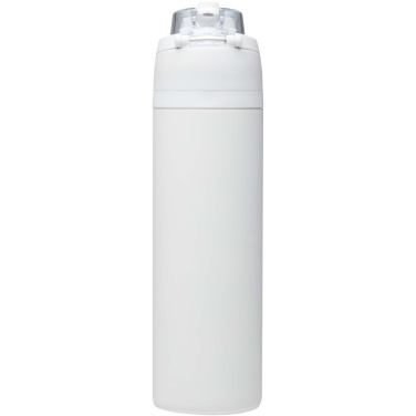 Logo trade liikelahjat tuotekuva: Theron 800 ml RCS-sertifioitu, kierrätetystä ruostumattomasta teräksestä valmistettu yksiseinäinämäinen vesipullo, monitoimik
