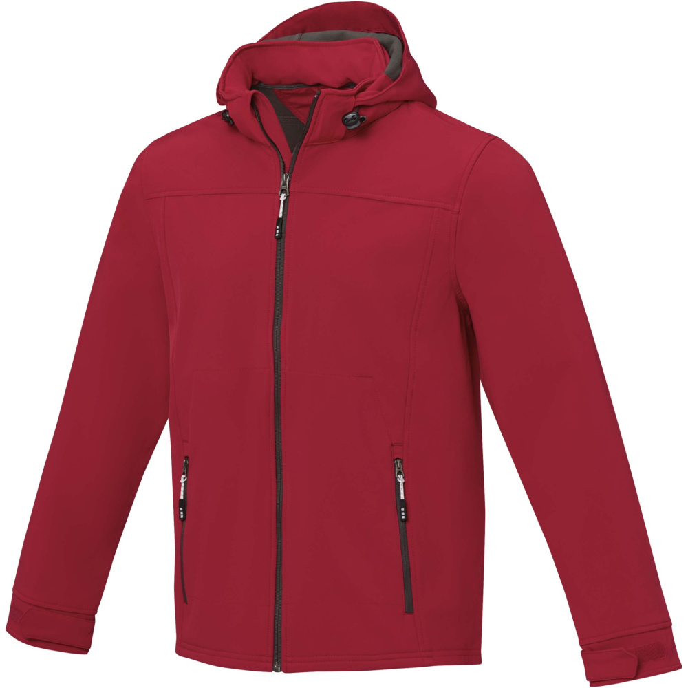 Logotrade mainoslahja ja liikelahja kuva: Langley softshell-takki miesten valmistettu GRS-kierrätysmateriaalista 