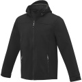 Langley softshell-takki miesten valmistettu GRS-kierrätysmateriaalista , Musta