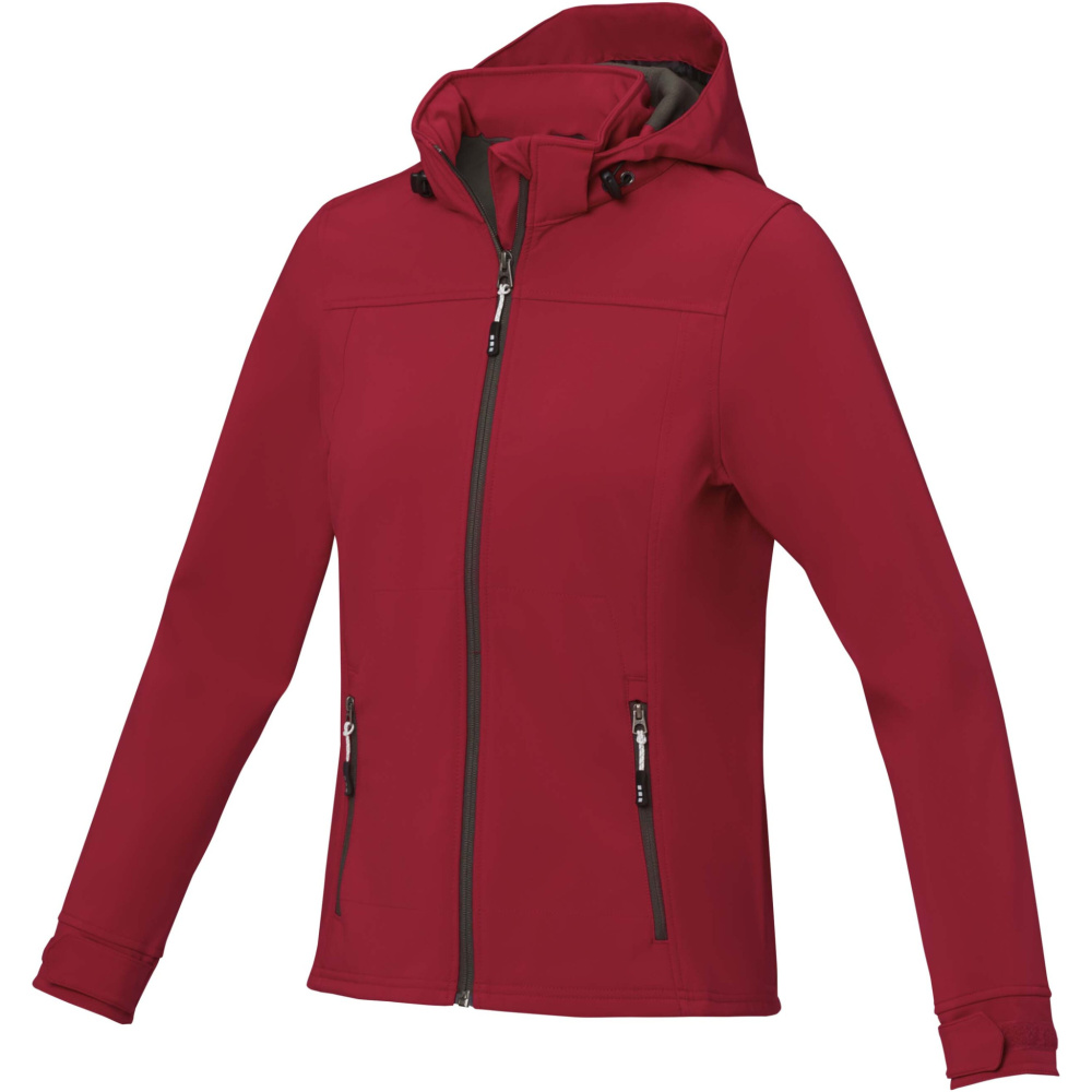 Logotrade mainostuotet kuva: Langley softshell-takki naisten valmistettu GRS-kierrätysmateriaalista 