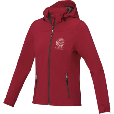 Logotrade mainoslahjat kuva: Langley softshell-takki naisten valmistettu GRS-kierrätysmateriaalista 