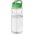 H2O Active® Base 650 ml sportinis buteliukas su snapeliu su dangteliu, Skaidrus / žalias